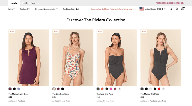 Andie Swim screenshot