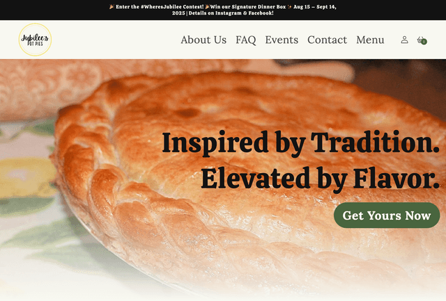 Jubilee's Pot Pies screenshot